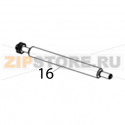 Platen roller Sato PV3 Platen roller Sato PV3Запчасть на деталировке под номером: 16Название запчасти на английском языке: Platen roller Sato PV3.