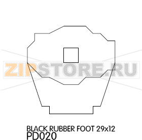 Black rubber foot 29x12 Unox XF 090P Black rubber foot 29x12 Unox XF 090PЗапчасть на деталировке под номером: 92Название запчасти на английском языке: Black rubber foot 29x12 Unox XF 090P