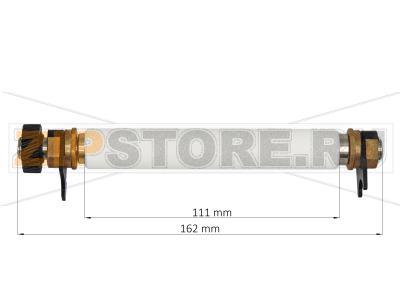 Platen roller Zebra ZT111 Platen roller Zebra ZT111Запчасть на деталировке под номером: 1