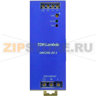 Блок питания на DIN-рейку 24 В/DC, 120 Вт TDK-Lambda DRF-120-24-1/HL 