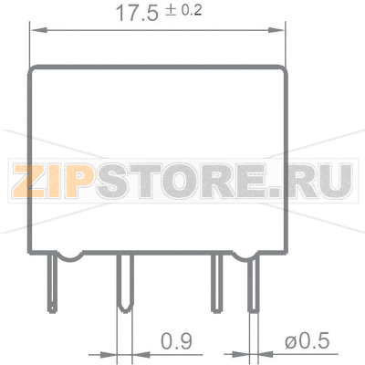 Реле автомобильное 12 В/DC, 20 А, 1 шт Hongfa FRA11DC-S1-DC12V 