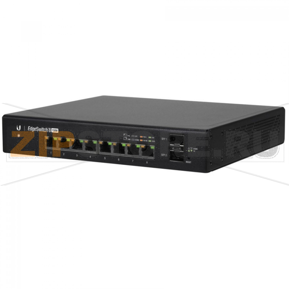 Коммутатор 150 Вт, 8 портов Ubiquiti ES-8-150W 