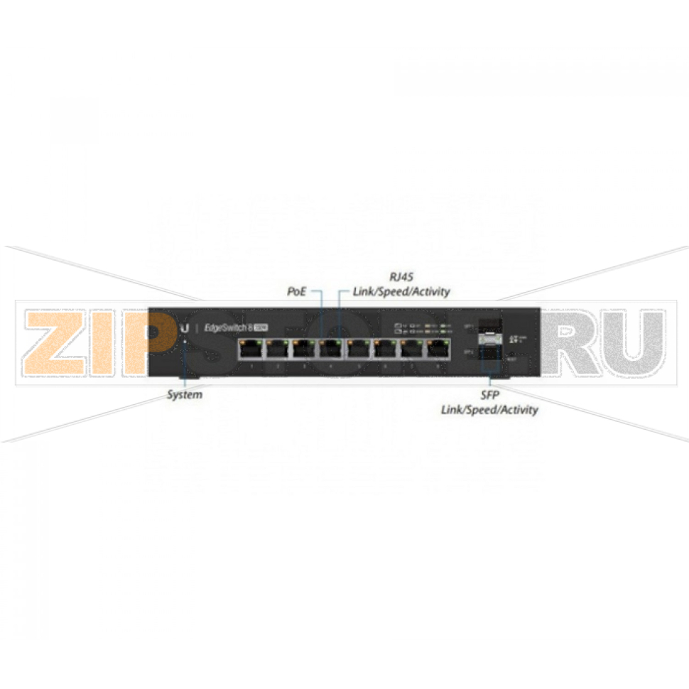 Коммутатор 150 Вт, 8 портов Ubiquiti ES-8-150W 