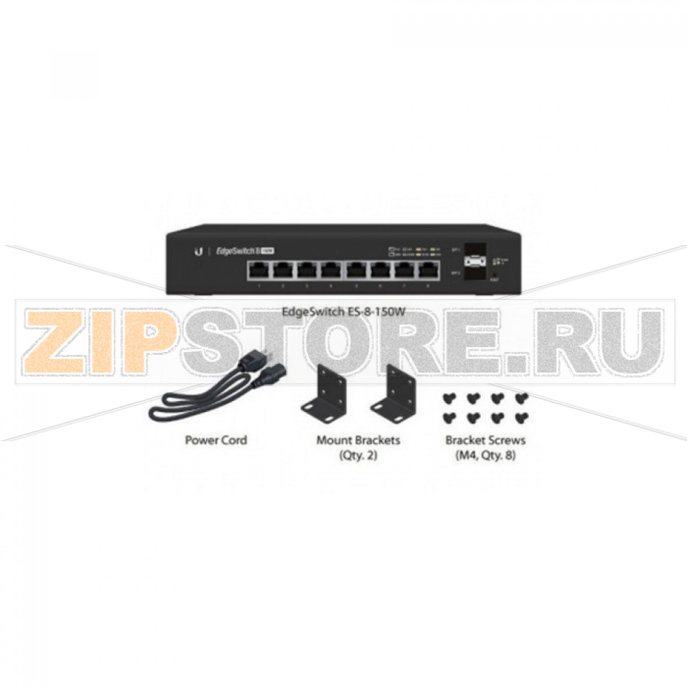 Коммутатор 150 Вт, 8 портов Ubiquiti ES-8-150W 
