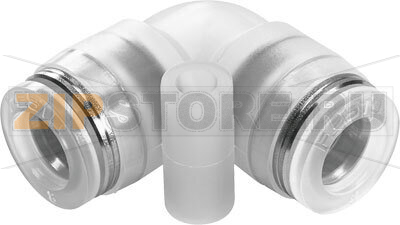 Фитинг угловой с цанговым зажимом Festo NPQP-L-Q10-E-FD-P10 