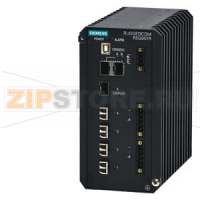 RUGGEDCOM RSG907R is a 7 port industrially hardened, fully managed Ethernet switch featuring an integrated HSR/PRP RedBox for use in harsh industrial environments. The product has 3x 1Gbit/s SFP slots and 4x 100Mbit/s multimode LC ports (max 2km). -40&#17