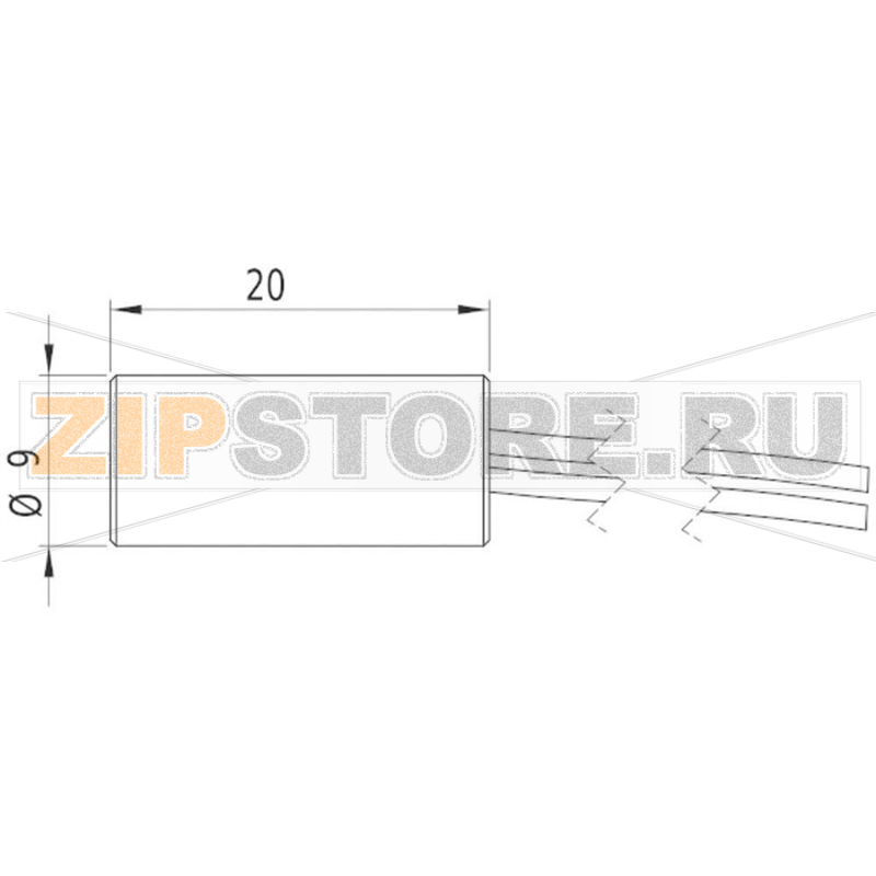 Модуль лазерный, красный, 5 МВт, 60°, 9x20 мм Laserfuchs LFL650-5-12 