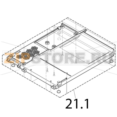 Baseplate CAB EOS2 Baseplate CAB EOS2Запчасть на деталировке под номером: 21.1