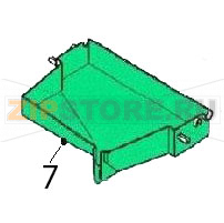 Drip tray Bianchi BVM-952 Drip tray Bianchi BVM-952Запчасть на деталировке под номером: 7Название запчасти Bianchi на итальянском языке: Drip tray BVM-952.