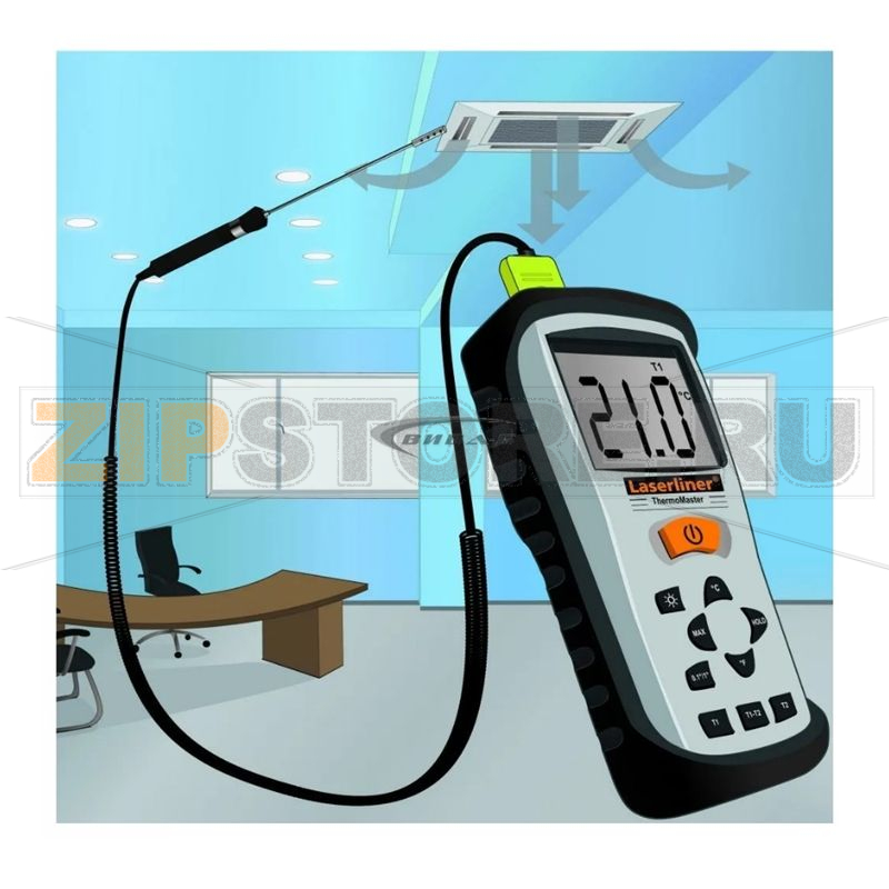 Термометр цифровой с термопарой, от -50 до +1300°C Laserliner ThermoMaster 