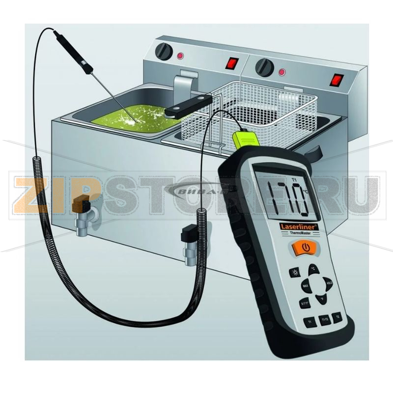 Термометр цифровой с термопарой, от -50 до +1300°C Laserliner ThermoMaster 