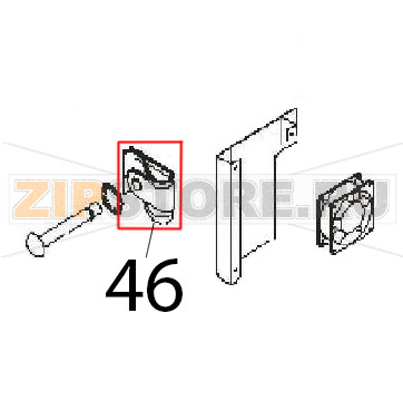 Accomodation Ø: 6 Angelo Po FM1011E1 Accomodation Ø: 6 Angelo Po FM1011E1Запчасть на деталировке под номером: 46