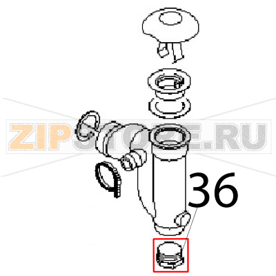 Plug M 1" Angelo Po FM1011E1 Plug M 1" Angelo Po FM1011E1Запчасть на деталировке под номером: 36