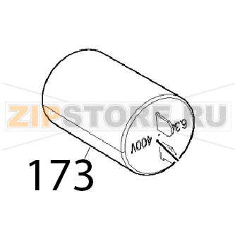 Condenser 6.3 Uf Unox XVC 205E Condenser 6.3 Uf Unox XVC 205EЗапчасть на деталировке под номером: 173