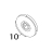 Ribbon gear Toshiba TEC B-852-TS22-QP-R