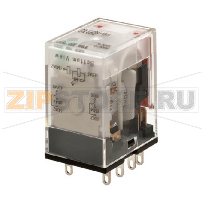 Реле силовое миниатюрное электромеханическое Omron MY2-GS 24VDC 