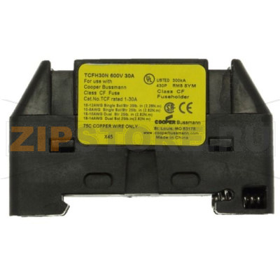 Держатель предохранителя, 30 A, AC 600 В, DC 600 В, 300 кА, 1P, UL, CSA Eaton CUBEFUSE HOLDER 30 AM 