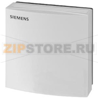 QFA1000 - Комнатный гигростат, диапазон настройки заданного значения 30 ... 90% отн.влаж., регулятор заданного значения внутри устройства Siemens QFA1000