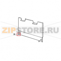Stainless steel fixing screw for panel Ugolini HT 10/4