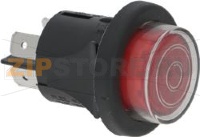 КРАСНЫЙ ДВУХПОЛЮСНЫЙ ПЕРЕКЛЮЧАТЕЛЬ, 16А, 250В