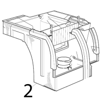 Isolierter eisbehälter Scotsman EC 126 AS