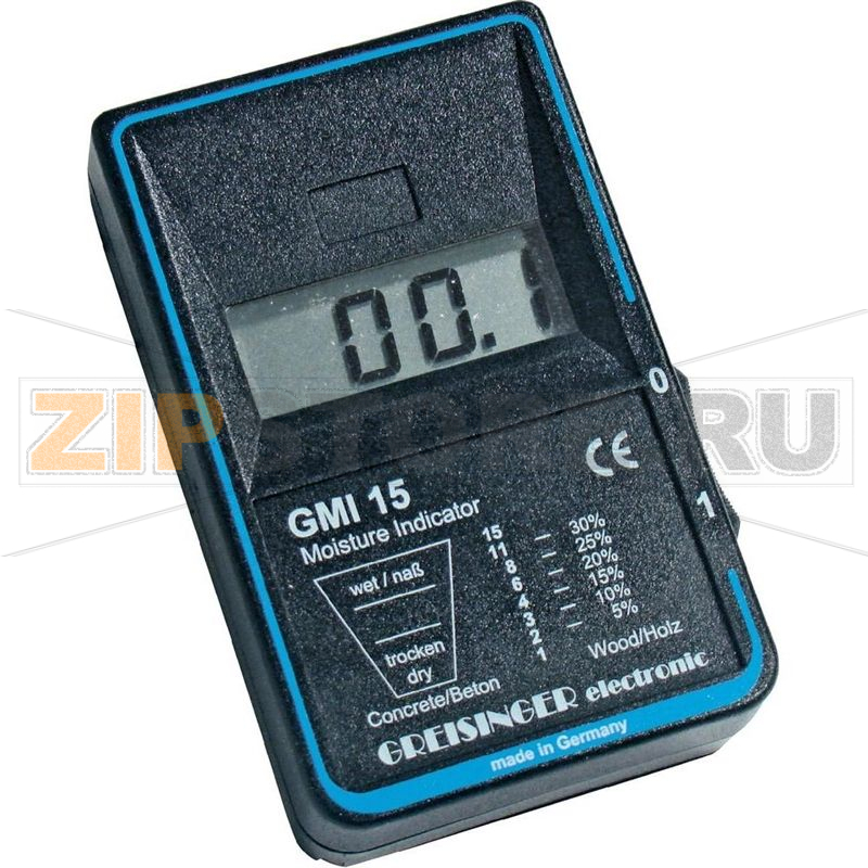 Измеритель влажности древесины и бетона Greisinger GMI 15 