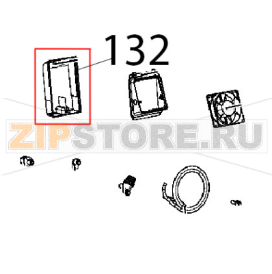 Cooling fan guard Unox XB 895 Cooling fan guard Unox XB 895Запчасть на деталировке под номером: 132