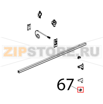 Calamita D=22.9 mm, per microporta Unox XBC 804 Calamita D=22.9 mm, per microporta Unox XBC 804Запчасть на деталировке под номером: 67