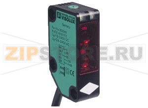 Диффузный датчик Diffuse mode sensor  RLK31-8-1200-RT/31/115 Pepperl+Fuchs Описание оборудованияDiffuse mode sensor, plastic housing, 1200 mm adjustable detection range, AC/DC version, red light, light on, relay contact output, fixed cable
