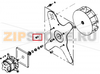 Spacer bushing, motor 33 mm P3 CONVOTHERM OES 10.10  