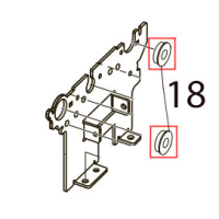 Shaft holder RNR-1760X2ZZ Toshiba TEC SP40II