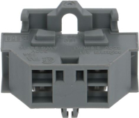 CLAMP 2-POLES GREY