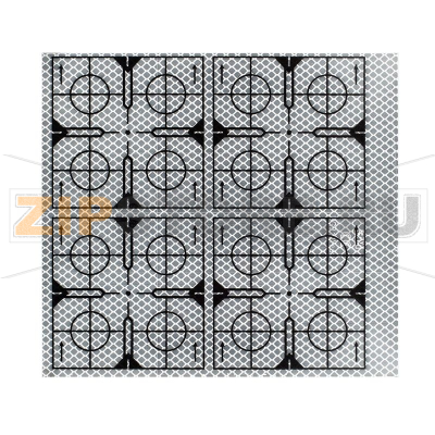 Отражатель пленочный 90x90 мм, 4 шт RGK 4610011871207 