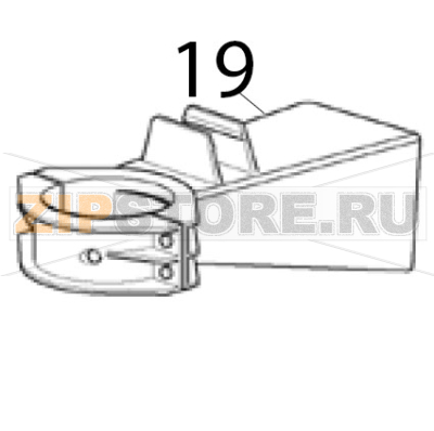 Ice spout Scotsman AF 124 Ice spout Scotsman AF 124Запчасть на деталировке под номером: 19