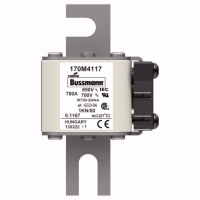 Предохранитель, 700 A, AC 690 В, 200 кА, DIN 1, 53x69x108 мм, aR, DIN, IEC Eaton FUSE 700A 690V