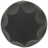 MANOPOLA NERA ø 60 mm - MANOPOLA NERA ø 60 mm