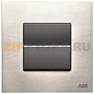 Рамка двухместная, двухмодульная, брызги шампанского ABB 2CLA227200N3901 