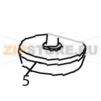 Washer-extractor foot Fagor LA-18 TP2 E