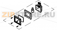 Oven-compartment light set including reflector CONVOTHERM OES 10.10   