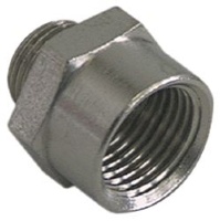 RACCORDO ø 1/2M-3/8F NICHELATO