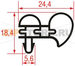 УПЛОТНИТЕЛЬ ВСТАВНОЙ 1027 - 2000 ММ 