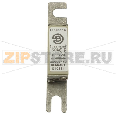 Предохранитель, 63 A, AC 660 В, 200 кА, size 0000, 17x19x100 мм, aR, IEC UL Eaton FUSE 63A 660 
