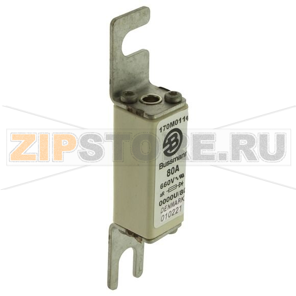 Предохранитель, 63 A, AC 660 В, 200 кА, size 0000, 17x19x100 мм, aR, IEC UL Eaton FUSE 63A 660 
