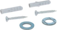Bag with screws, dowels and gaskets for