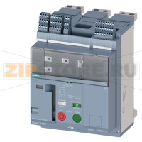 fixed-mounted molded case circuit breaker frame 1600; with RTC and 4AUX trip alarm switch S24; Icu "M" Icu=55kA @ 415V, 3-pole ETU320, LI, In=1000A rotary coding switch Ir=400...1000A Ii=1.5...15 x In N conductor protec. adjustable opt. w. ext. CT; up to