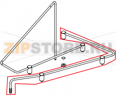 Water pipe, CONVOClean system 6.10/10.10/20.10 P3 CONVOTHERM OES 10.10 Water pipe, CONVOClean system 6.10/10.10/20.10 P3 CONVOTHERM OES 10.10Запчасть на сборочном чертеже под номером: I018Название запчасти на английском&nbsp;языке: Water pipe, CONVOClean system 6.10/10.10/20.10 P3 CONVOTHERM OES 10.10