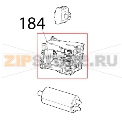 Minicontattore quadripolare 20 A, 230 V Unox XFT 110 Minicontattore quadripolare 20 A, 230 V Unox XFT 110Запчасть на деталировке под номером: 184