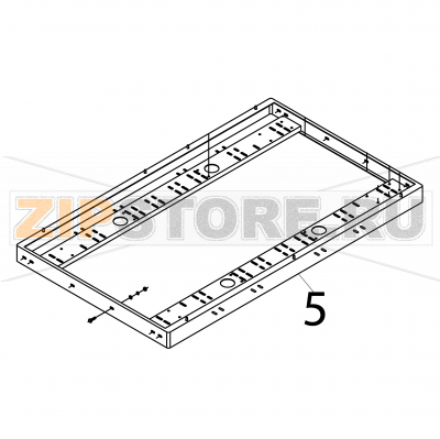 Welded framework (wash-rinse) Fagor FI-2700I Welded framework (wash-rinse) Fagor FI-2700IЗапчасть на деталировке под номером: 5Название запчасти Fagor на английском языке: Welded framework (wash-rinse) FI-2700I.