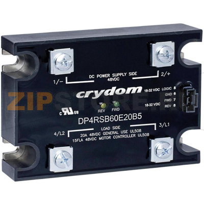 Контактор двигателя 20 А, 48 В/DC, 1 шт Crydom DP4R60D20 