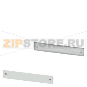 SIVACON, base covers, for cabinet sides H: 100 mm, T: 600 mm, RAL 7035 Siemens 8MF1006-2CT 